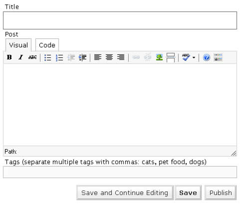 Blog Interface